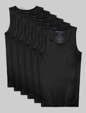 Cool Cotton Tank Stay-Tucked Undershirt (6-Pack)