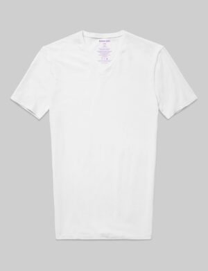 Cool Cotton High V-Neck Stay-Tucked Undershirt