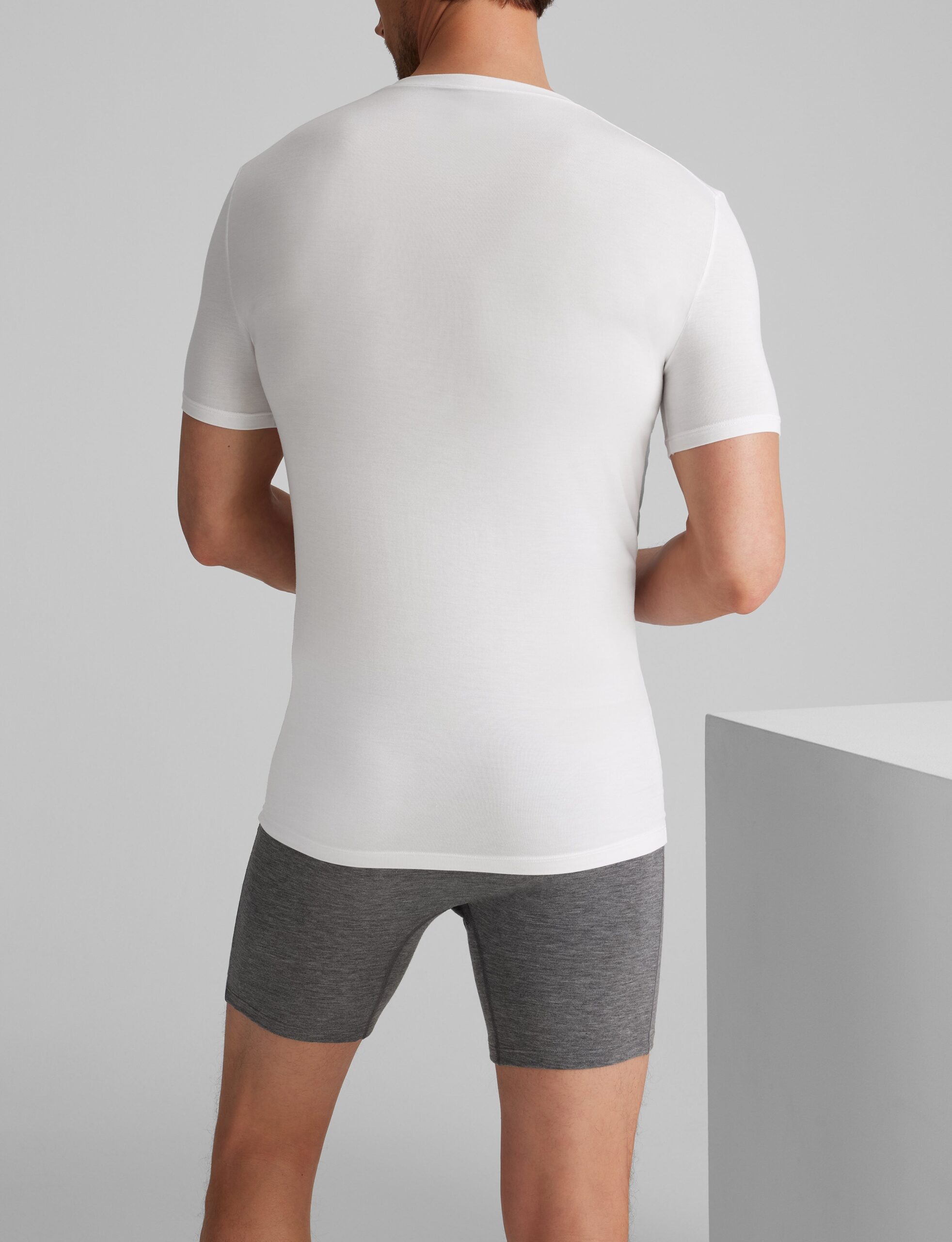 Second Skin Deep V-Neck Stay-Tucked Undershirt (3-Pack) - Image 3