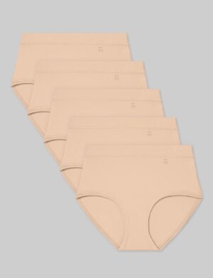 Women's Cool Cotton High Rise Brief (5-Pack)