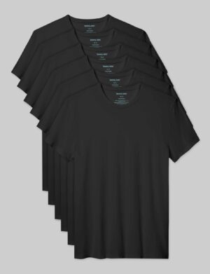 Cool Cotton Crew Neck Modern Fit Undershirt (6-Pack)