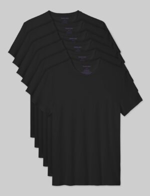 Second Skin Crew Neck Modern Fit Undershirt (6-Pack)