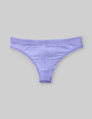 Women's Second Skin Luxe Rib Thong