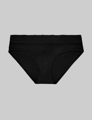 Women's Second Skin Brief, Lace Waist