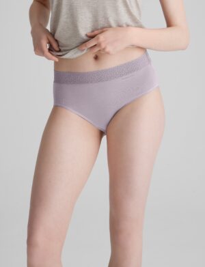 Women's Second Skin High Rise Brief, Lace Waist