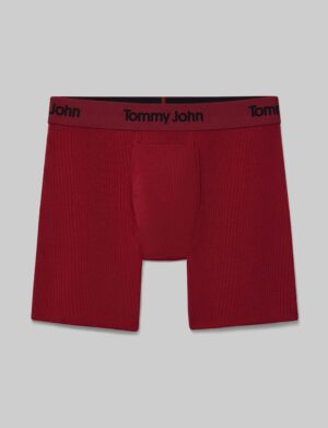 Second Skin Luxe Rib Mid-Length Boxer Brief 6"