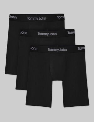 Second Skin Luxe Rib Boxer Brief 8" (3-Pack)