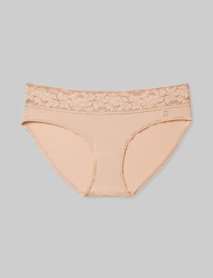 Women's Second Skin Brief, Lace Waist
